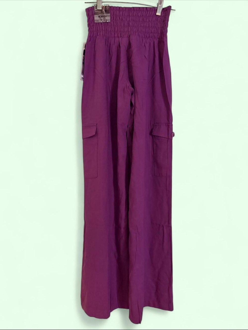 Rewash Utility Boardwalk Wide Leg Rayon Pants Size XS